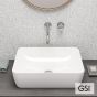 Νιπτήρας Πορσελάνης Sand 60x38 GSI White 9036-300