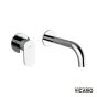 Μπαταρία Νιπτήρα Τοίχου Slim Vicario Chrome 500045-100