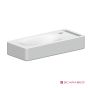 Νιπτήρας Πορσελάνης Hung/50 50x22 (1 οπή) Scarabeo White 1512-300
