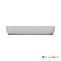 Νιπτήρας Πορσελάνης Glam76/R 76x38 (1 οπή) Scarabeo White 1801-300