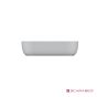 Νιπτήρας Πορσελάνης Glam56/R 56x38 (1 οπή) Scarabeo White 1802-300