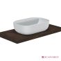 Νιπτήρας Πορσελάνης Glam56/R 56x38 (1 οπή) Scarabeo White 1802-300