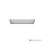 Νιπτήρας Πορσελάνης Glam 76x39 Scarabeo White 1803-300