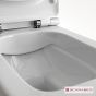 Λεκάνη Κρεμαστή TEOREMA/52 Clean-Flush με κάλυμμα Slim Soft Close, Scarabeo White 512600SC-300