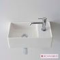Νιπτήρας Πορσελάνης Teorema 41x23 (1 οπή) Scarabeo White 8031R4123-300