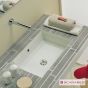 Νιπτήρας Πορσελάνης Τech Υποκαθήμενος 54,5x35,8 Scarabeo White 8037-300