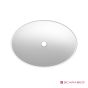 Νιπτήρας Πορσελάνης Neck 63x45 Scarabeo White 8045-300
