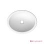 Νιπτήρας Πορσελάνης Planet 48x39 Scarabeo White 8112-300