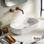 Νιπτήρας Πορσελάνης 55x36 Bianco Ceramica White 31055-300