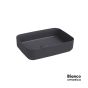 Νιπτήρας Πορσελάνης 50x36 Bianco Ceramica anthracite Matt 34050-421
