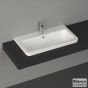 Νιπτήρας Πορσελάνης Urban 80x35 (1 οπή) Bianco Ceramica White 35080-300