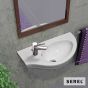Νιπτήρας Πορσελάνης Friendly 57x32 (1 οπή) SEREL White 6742-300