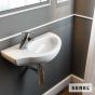 Νιπτήρας Πορσελάνης Friendly 57x32 (1 οπή) SEREL White 6742-300