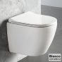 Λεκάνη Κρεμαστή VITO/48 με Απλό κάλυμμα 9250, Bianco Ceramica White VT01000-300