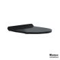 Κάλυμμα Λεκάνης AD120 Slim Soft Close, Bianco Ceramica Black Matt 9620SC-401