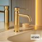 ΜΠΑΤ.ΝΙΠΤ. ΜΕ ΒΑΛΒ.CLIC-CLAC LUMIERE VICARIO BRUSHED GOLD 516010-201
