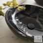 Νιπτήρας Μαρμάρινος Molo Φ45 h.14 Fossil Marquina Nero DR45-400