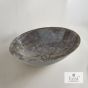 Νιπτήρας Μαρμάρινος  Mica 55x41 h.16 Fossil Emperador Dark DR55-523