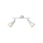ΣΠΟΤ ΜΕ ΔΙΧΤΥ ΜΕΤΑΛΛΟ 2ΦΩΤΟ 2XE14 Max 8W 255X80X145mm ΛΕΥΚΟ ARTE ILLUMINA MESHY Eurolamp 145-25259