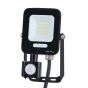 ΠΡΟΒΟΛΕΑΣ LED 10W SMD ΜΕ ΠΕΡΙΣΤΡΕΦΟΜΕΝΟ ΑΝΙΧΝΕΥΤΗ ΚΙΝΗΣΗΣ ΜΑΥΡΟΣ IP54 4000K PLUS Eurolamp 147-69061