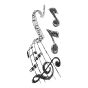 Music αυτοκόλλητα τοίχου βινυλίου S Ango 59160