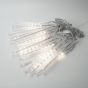 XMAS ΛΑΜΠΑΚΙ SNOWDROP 200 LED 7V ΜΕΤΑΣΧΗΜΑΤΙΣΤΗ ΣΤΑΘΕΡΟ ΔΙΑΦΑΝΟ PVC ΚΑΛΩΔΙΟ 25 ΣΩΛΗΝΕΣ H19cm ΜΕ ΛΕΥΚΟ LED ΑΝΑ 20cm ΠΑΡΟΧΗ 5m IP44 Eurolamp 600-02302