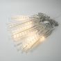 XMAS ΛΑΜΠΑΚΙ SNOWDROP 400 LED 7V ΜΕΤΑΣΧΗΜΑΤΙΣΤΗ ΣΤΑΘΕΡΟ ΔΙΑΦΑΝΟ PVC ΚΑΛΩΔΙΟ 50 ΣΩΛΗΝΕΣ H19cm ΜΕ ΘΕΡΜΟ ΛΕΥΚΟ LED ΑΝΑ 20cm ΠΑΡΟΧΗ 5m IP44 Eurolamp 600-02310
