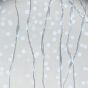 XMAS ΛΑΜΠΑΚΙ ΚΟΥΡΤΙΝΑ 240 LED 3mm 31V ΜΕΤΑΣΧΗΜΑΤΙΣΤΗ ΠΡΟΓΡΑΜΜΑ SNOWFALL & ΜΝΗΜΗ ΔΙΑΦΑΝO PVC ΚΑΛΩΔΙΟ ΛΕΥΚΟ LED (H100 x W200cm 20 ΣΕΙΡΕΣ x 12 LED) ΠΑΡΟΧΗ 3m IP44 Eurolamp 600-17270