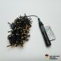 XMAS ΛΑΜΠΑΚΙ ΣΕΙΡΑ 400 LED 3mm ΜΕ ΦΟΡΗΤΟ ΦΟΡΤΙΣΤΗ 24V-31V ΜΠΑΤΑΡΙΑΣ 1800mAh ΜΕ 8 ΠΡΟΓΡΑΜΜΑΤΑ ΤΗΛΕΧΕΙΡΙΣΤΗΡΙΟ (TIMER DIMMER) ΠΡΑΣΙΝΟ PVC ΚΑΛΩΔΙΟ ΘΕΡΜΟ ΛΕΥΚΟ LED ΑΝΑ 10cm ΠΑΡΟΧΗ 3m IP44 Eurolamp 600-19180