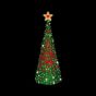 XMAS ΕΠΑΓΓΕΛΜΑΤΙΚΟ ΣΧΕΔΙΟ ΔΕΝΤΡΟ 3D ΘΕΡΜΗ ΛΕΥΚΗ ΦΩΤΟΣΩΛΗΝΑ ΘΕΡΜΟ & ΛΕΥΚΟ LED 350x120cm IP65 Eurolamp 600-23450