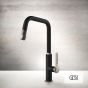 ΜΠΑΤ.ΝΕΡΟΧ.+ΤΗΛ. OFFICINE GESSI INOX/BLACK MATT 60053-599