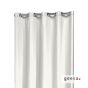 Κουρτίνα ντους coloris polyester/cotton 180x200 εκ. Geesa White 620-300