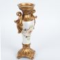 ΚΗΡΟΠΗΓΙΟ ΠΟΛΥΡΕΖΙΝ  ΛΕΥΚΟ - ΧΡΥΣΟ 15x9.5x29cm Eurolamp 752-21016
