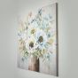 ΠΙΝΑΚΑΣ ΚΑΜΒΑΣ ΛΟΥΛΟΥΔΙΑ ΧΡΥΣΟ - ΜΠΛΕ 100x3x100cm Eurolamp 755-12026