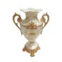 ΒΑΖΟ ΠΟΛΥΡΕΖΙΝ ΛΕΥΚΟ - ΧΡΥΣΟ 25.5x17x36cm Eurolamp 819-02095