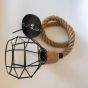 GRENADE-4 ROPE & BLACK PENDANT+ HOMELIGHTING 77-3684