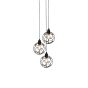 HL-3588-3 ALINE CHROME PENDANT HOMELIGHTING 77-4066