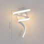 SE LED 19 PENZO WHITE WALL LAMP 15W  3CCT WITH MEMORY 2 YEARS WARRNTY Ζ3 HOMELIGHTING 77-50479