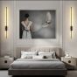 SE LED 60 GINNA BLACK WALL LAMP 9W 3CCT WITH MEMORY 2 YEARS WARRANTY HOMELIGHTING 77-50483