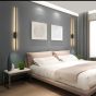 SE LED 80 GINNA BLACK WALL LAMP 12W 3CCT WITH MEMORY 2YEARS WARRANTY Δ1 HOMELIGHTING 77-50484