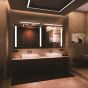 SE-NK-40 MULAN WALL LAMP NICKEL 40CM 3CCT 8W WITH MEMORY IP44 Δ2 HOMELIGHTING 77-50563