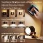 SE LED 4 MIZU BLACK WALL BATTERY LED LAMP RECHARCHEABLE 8x4,5cm 3,5w 2000mah 3CCT CHARGING TIME HOMELIGHTING 77-50591