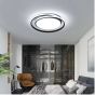 SE LED 48 AKIE BLACK CEILING 47x47x6cm 48W IP20 3CCT WITH MEMORY 2 YEARS WARRANTY Α1 HOMELIGHTING 77-50619