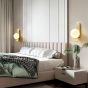 SE21-GM-15 KELIA WALL LAMP BRASS AND OPAL E14 12x15x22cm IP20 220V 2 YEARS WARRANTY Ε2 HOMELIGHTING 77-50647