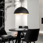 SE21-BL-40 CAMPANA PENDANT BLACK E27 40x100cm IP20 220V 2 YEARS WARRANTY E2 HOMELIGHTING 77-50663
