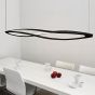 SE LED 100 SIGMA PENDANT BLACK 49W 3CCT 20x100cm IP20 220V 2 YEARS WARRANTY Α1 HOMELIGHTING 77-50664