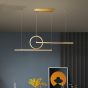 SE LED 100 LUFICET PENDANT GOLD 24W 3CCT 100x6x100cm IP20 2 YEARS WARRANTY A2 HOMELIGHTING 77-50666