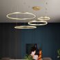 SE LED 4 KANKO PENDANT GOLD 96w 3CCT 80x60x40x20cm IP20 220V 2YEARS WARRANTY Α2 HOMELIGHTING 77-50669