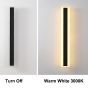 SE LED 60 AXIS OUTDOOR WALL LAMP BLACK 18W 3000K L 600mm HOMELIGHTING 77-50680