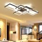 SE LED 4 TESSERA BLACK 86*48*10cm 3CCT WITH CONTROL+MEMORY IP20 54W 2 YEARS WARRANTY Z4 HOMELIGHTING 77-50988